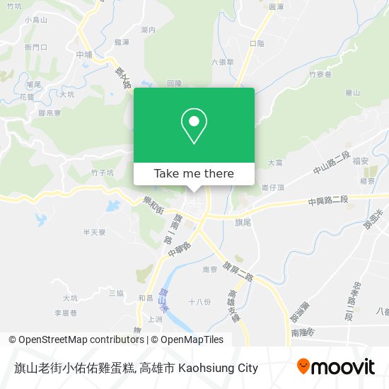 旗山老街小佑佑雞蛋糕 map