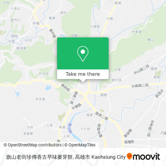 旗山老街珍傳香古早味麥芽餅 map