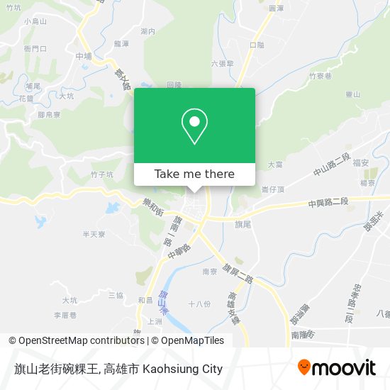 旗山老街碗粿王 map