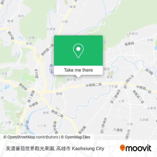 美濃蕃茄世界觀光果園地圖