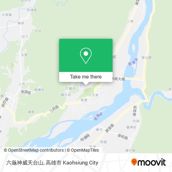 六龜神威天台山 map