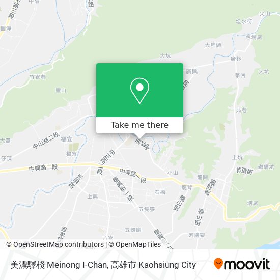 美濃驛棧 Meinong I-Chan map