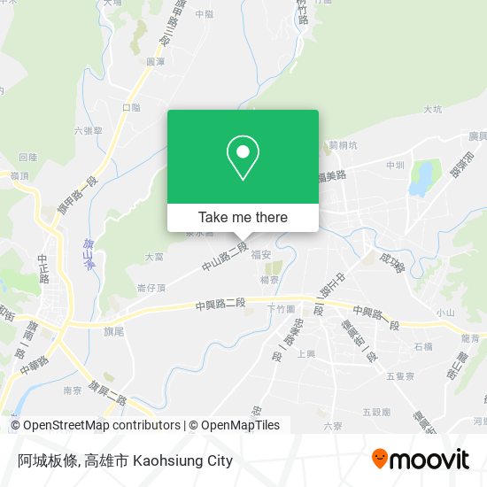 阿城板條地圖