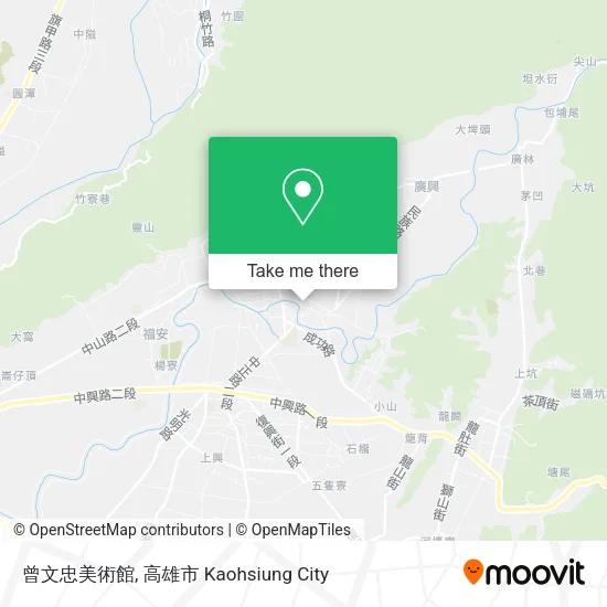 曾文忠美術館地圖