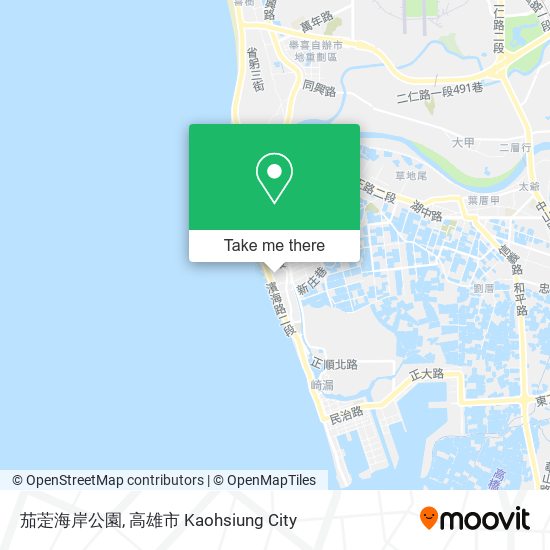 茄萣海岸公園 map