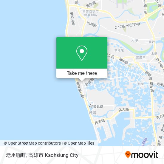老巫咖啡地圖