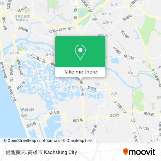 健隴藥局 map