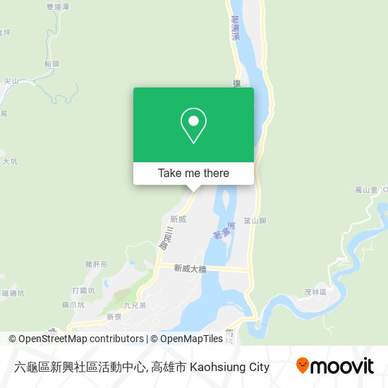 六龜區新興社區活動中心 map