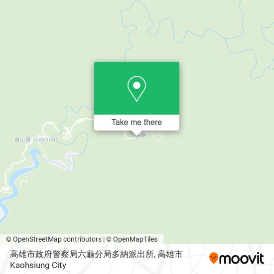 高雄市政府警察局六龜分局多納派出所地圖