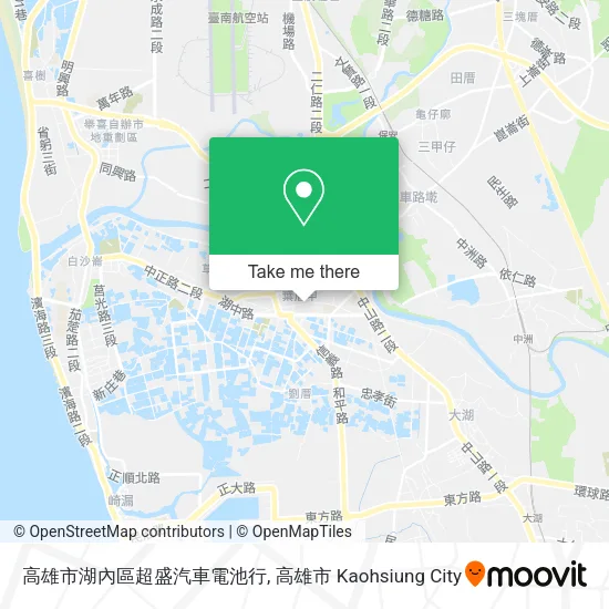 高雄市湖內區超盛汽車電池行地圖