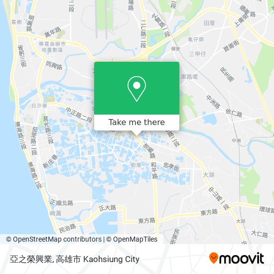 亞之榮興業地圖