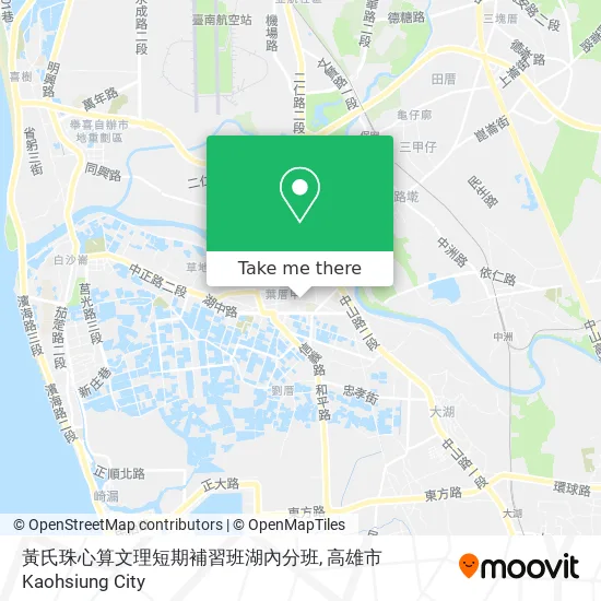 黃氏珠心算文理短期補習班湖內分班地圖