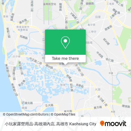 小玩家露營用品-高雄湖內店地圖