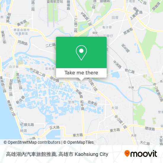 高雄湖內汽車旅館推薦地圖