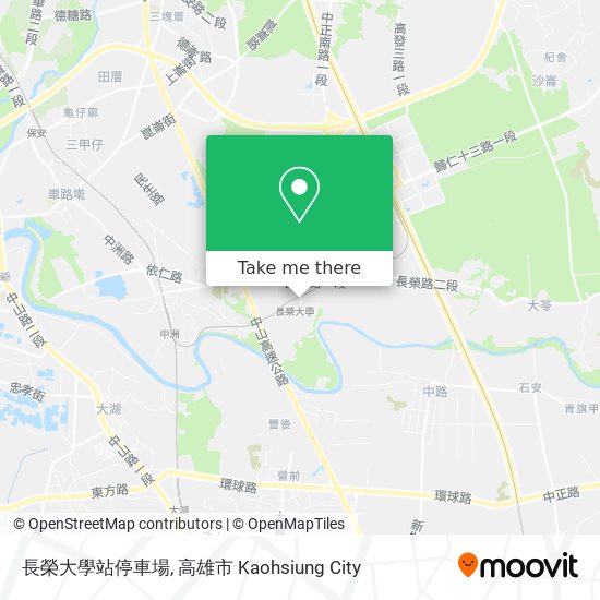 長榮大學站停車場 map
