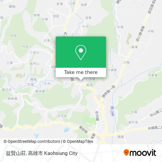 益賢山莊地圖