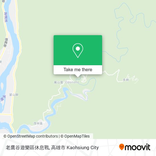 老鷹谷遊樂區休息戰 map