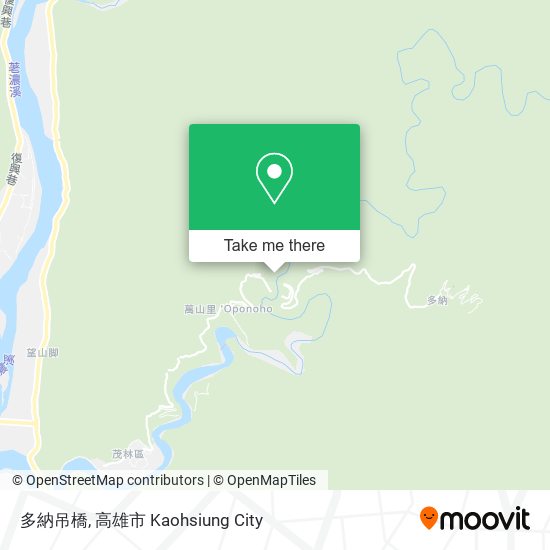 多納吊橋地圖