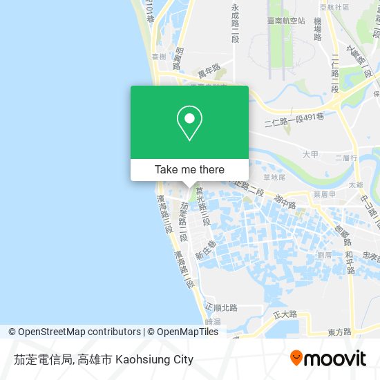 茄萣電信局 map