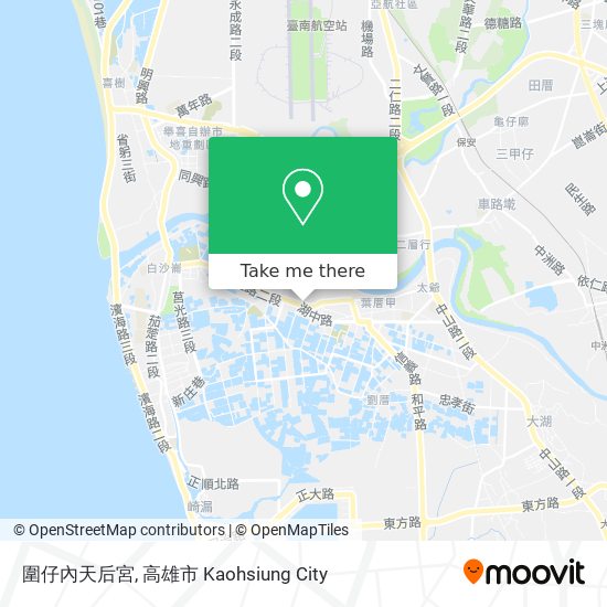 圍仔內天后宮 map