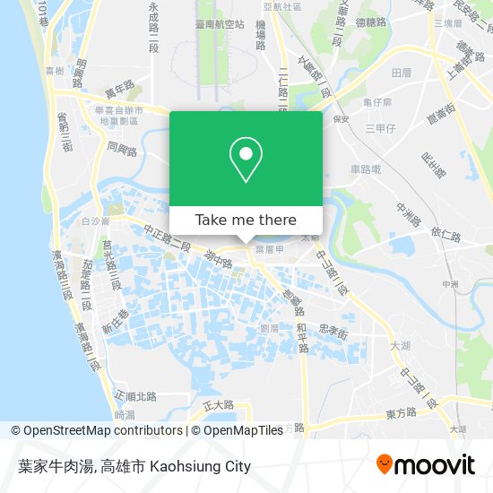 葉家牛肉湯 map