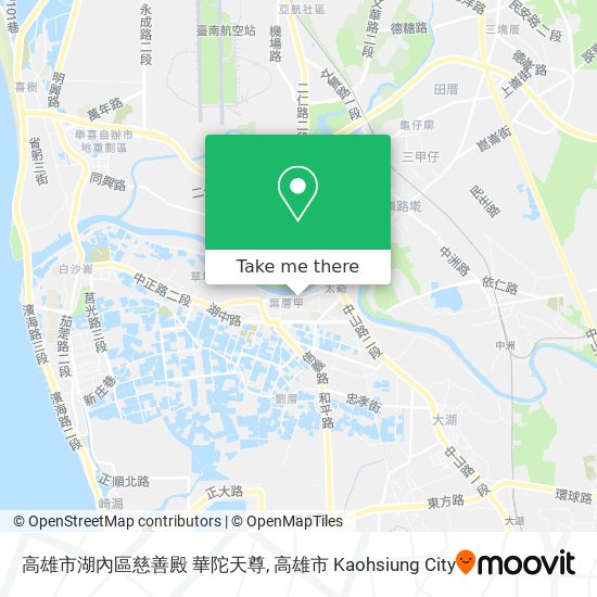 高雄市湖內區慈善殿 華陀天尊 map