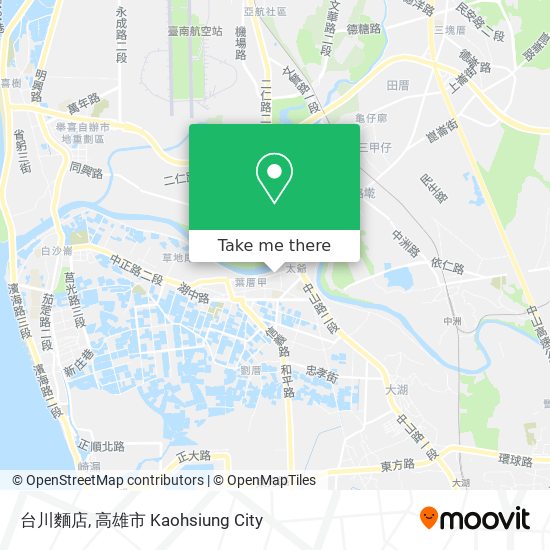 台川麵店 map