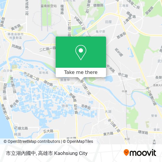 市立湖內國中 map