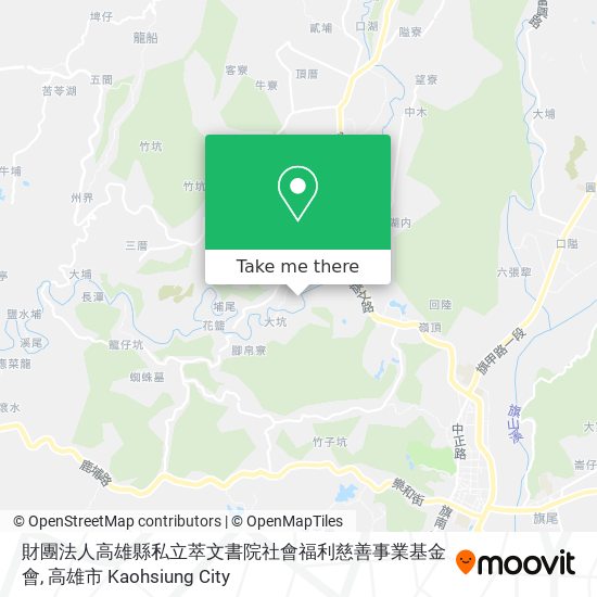 財團法人高雄縣私立萃文書院社會福利慈善事業基金會地圖
