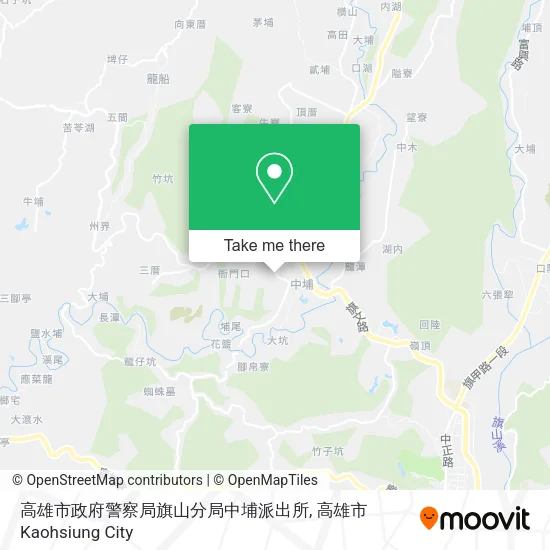 高雄市政府警察局旗山分局中埔派出所 map
