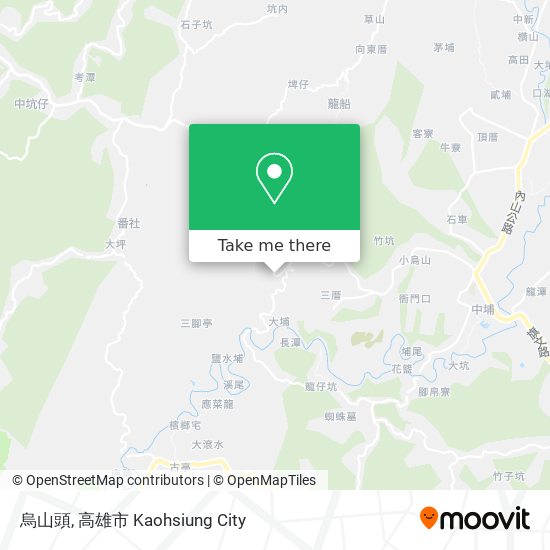 烏山頭地圖