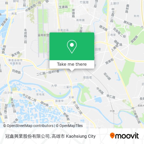 冠鑫興業股份有限公司地圖