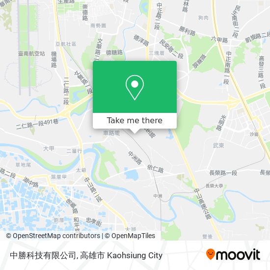 中勝科技有限公司地圖
