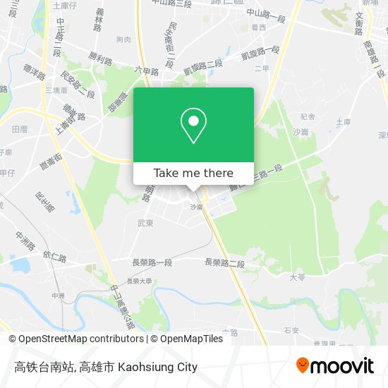 高铁台南站 map