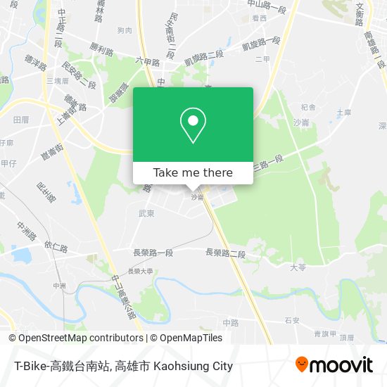 T-Bike-高鐵台南站地圖