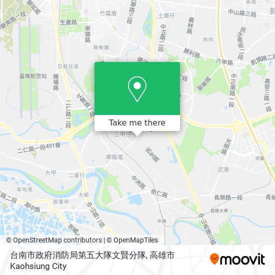 台南市政府消防局第五大隊文賢分隊 map