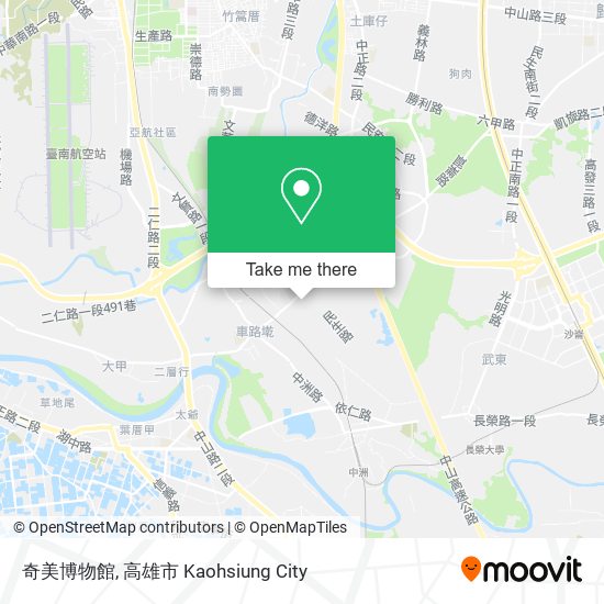 奇美博物館 map
