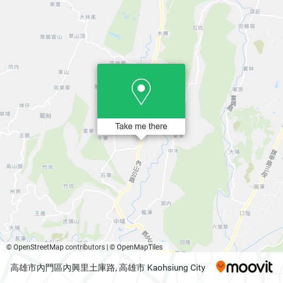 高雄市內門區內興里土庫路 map