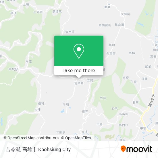 苦苓湖 map