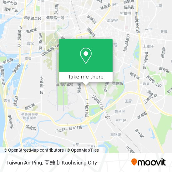 Taiwan An Ping地圖