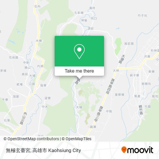 無極玄臺宮 map