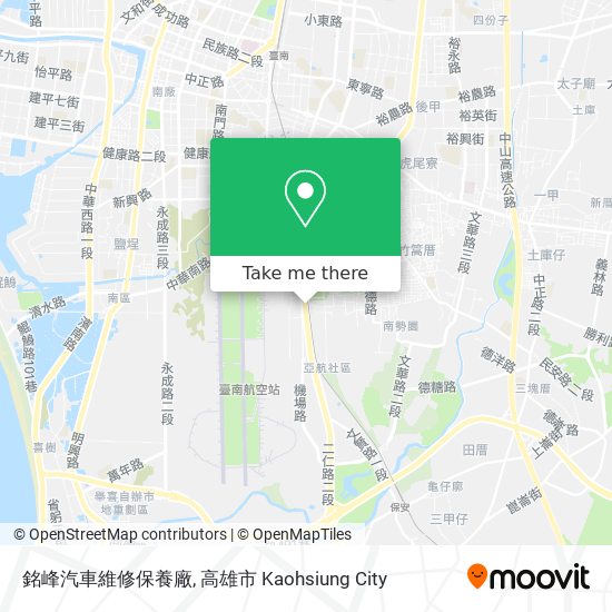 銘峰汽車維修保養廠 map