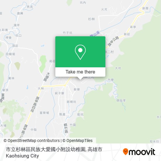 市立杉林區民族大愛國小附設幼稚園地圖