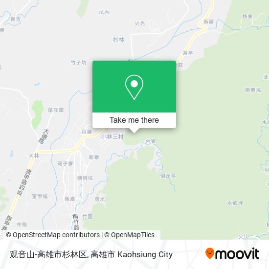 观音山-高雄市杉林区 map