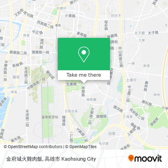 金府城火雞肉飯 map