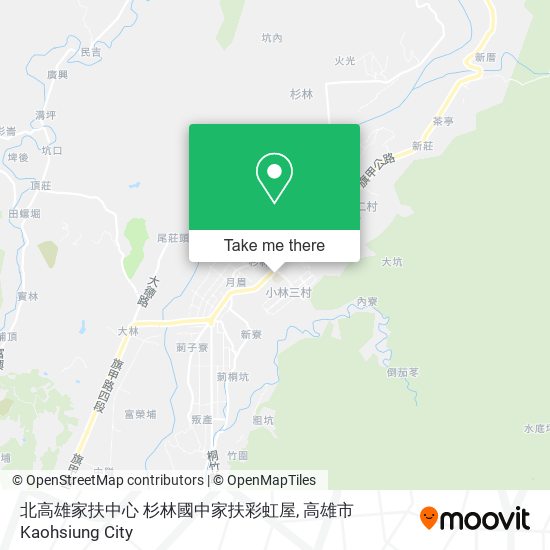 北高雄家扶中心 杉林國中家扶彩虹屋地圖