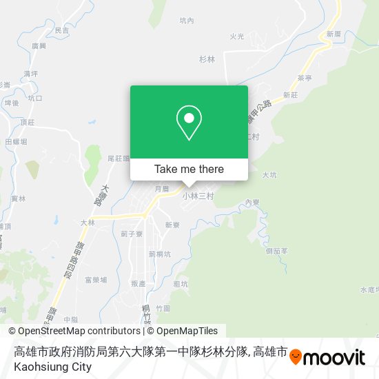 高雄市政府消防局第六大隊第一中隊杉林分隊 map