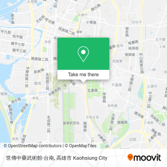 世傳中藥武術館-台南 map