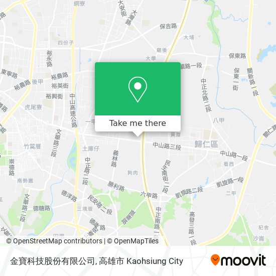 金寶科技股份有限公司 map