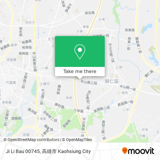 Ji Li Bau 00745 map